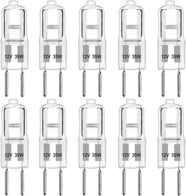 10x G6.35 Halogen Leuchtmittel 12V 35W für  Beleuchtung