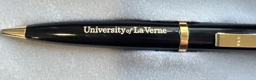 Penna a sfera Garland USA, incisa con Università della Verne. Penna vintage - Foto 2 di 5