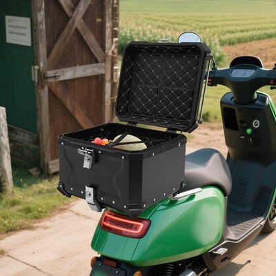 Motorcycle Top Case, Motorcycles Tail Storage Case with Safety Lock