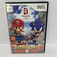 Mario and Sonic at the Olympic Games Nintendo Wii Complete Beijing 2008