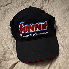 Summit Black Men's Baseball Cap Hat with USA Flag Patch, USA Theme