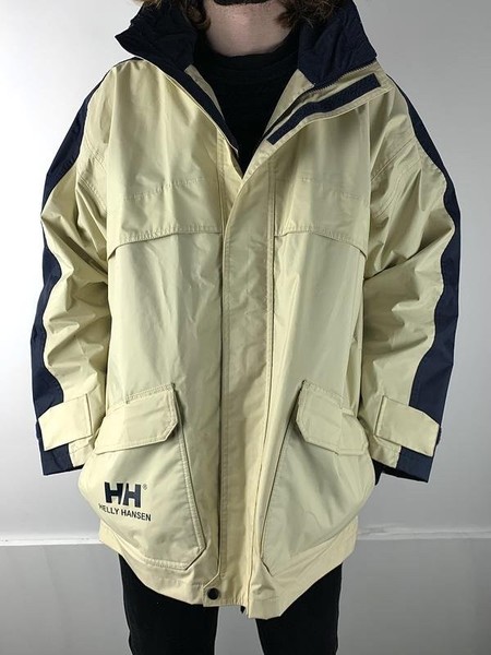 Men Helly Hansen Jacket Beige 38 / M / 46 #9431