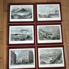 Set of 6 Cork-Backed Scenic Landscape Travel ...