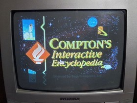Compton's Interactive Encyclopedia Sega CD JVC X'Eye Not For Resale