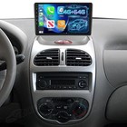 4+64GB 9" Autoradio Apple Carplay Android 15 Für Peugeot 206 206CC 206SW GPS SWC