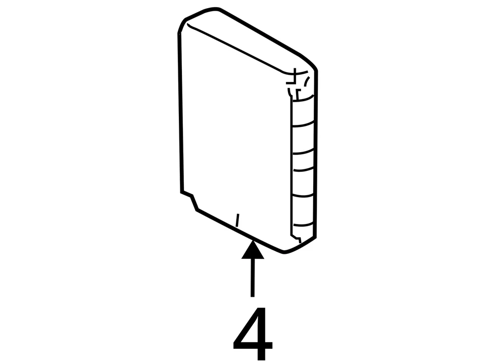 Компьютерный модуль управления двигателем V6 2010 Lexus ES350 3,5 л ECM PN 89661-33F41 - Изображение 4 из 4