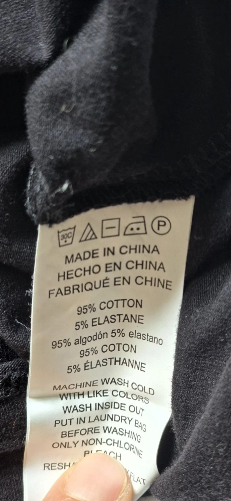 Abito donna Michael Kors nero elasticizzato manica corta taglia large.