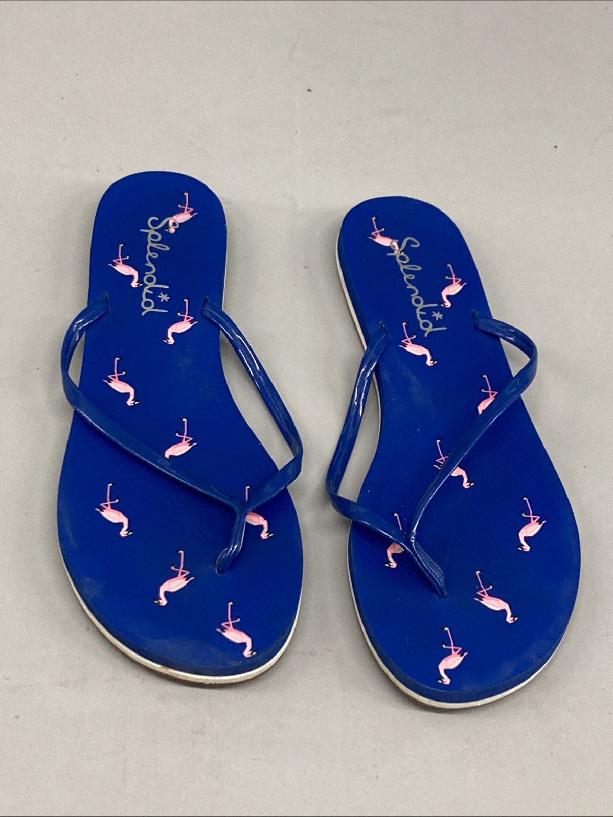 APL SPLENDIDO sandalo infradito infradito con stampa fenicottero blu rosa donna 8 5 9