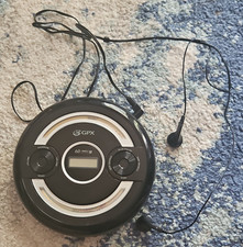 GPX PC308B Portable CD Player, Wired Headphone Jack, Black/Silver 2009