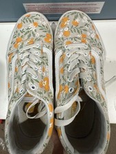 Vans Missy Girls Canvas Floral Sneakers SZ US 3