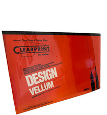 Clearprint Design Vellum 1000HP Translucent Tracing & Drawing 11” x 17” New (LK)