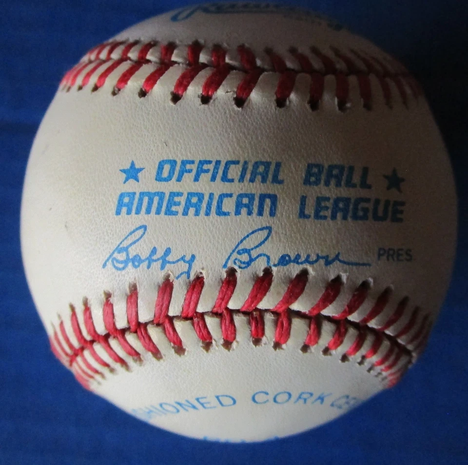 Brady Anderson Autografiado Bobby Brown Era Liga Americana Béisbol-Orioles, So Foto 2 de 3