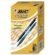 BIC SCSM361AST 1 mm Medium Ballpoint Pen - Asstd Ink/Barrel Colors (36/Pack) New
