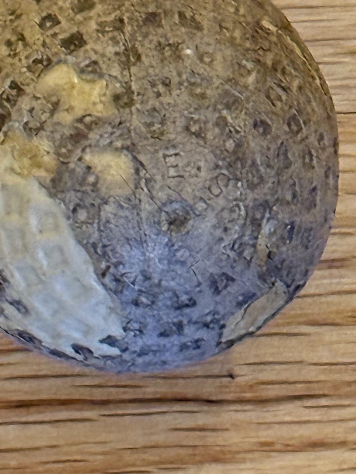 PRENSA GUTTA PERCHA MALLA PELOTA DE GOLF GUTTY VINTAGE ¿Antigua??? Foto 3 de 4