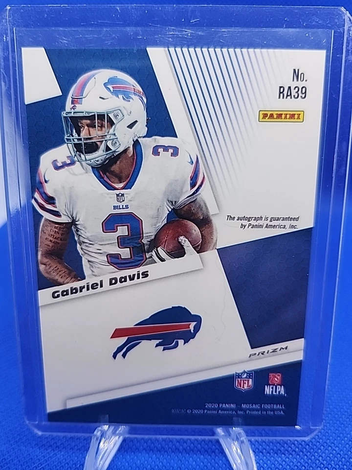 2020 Panini Mosaic -Rookie Autographs ~Gabriel Davis~ #RA39 (RC) BILLS 🔥🔥 - Image 4 of 4