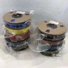 3D filament pla 9 multi color Rolls .25kg-1.75mm New Factory Sealed
