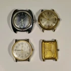 Lot 4 Vintage Timex Dynabeat/Quartz/Self-Wind & Seiko Watch Heads No Bands