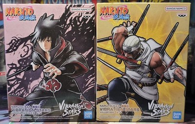 NARUTO VIBRATION STARS UCHIHA SASUKE & KILLER BEE Figure Set New Japan