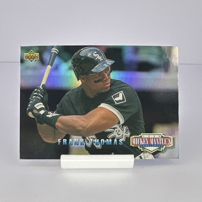 Upper Deck 1994 Long Shots MM18 Frank Thomas White Sox Insert Mickey Mantle
