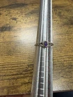 Sterling Silver 925 Amethyst Ring Vintage Size 8