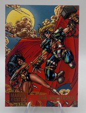 1995 Fleer Marvel Versus DC - Thor / Wonder Woman #67 Trading Card