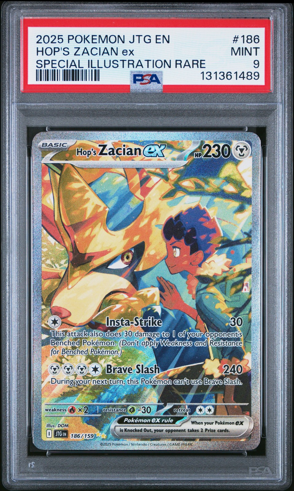 Hop's Zacian ex #186