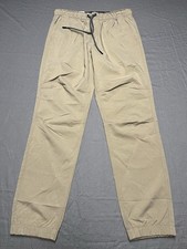 NWT Hurley Pacer Stretch Twill Joggers Mens Medium Khaki Tapered Fit Classic