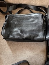 Michael Kora black Leather Iris Crossbody Bag