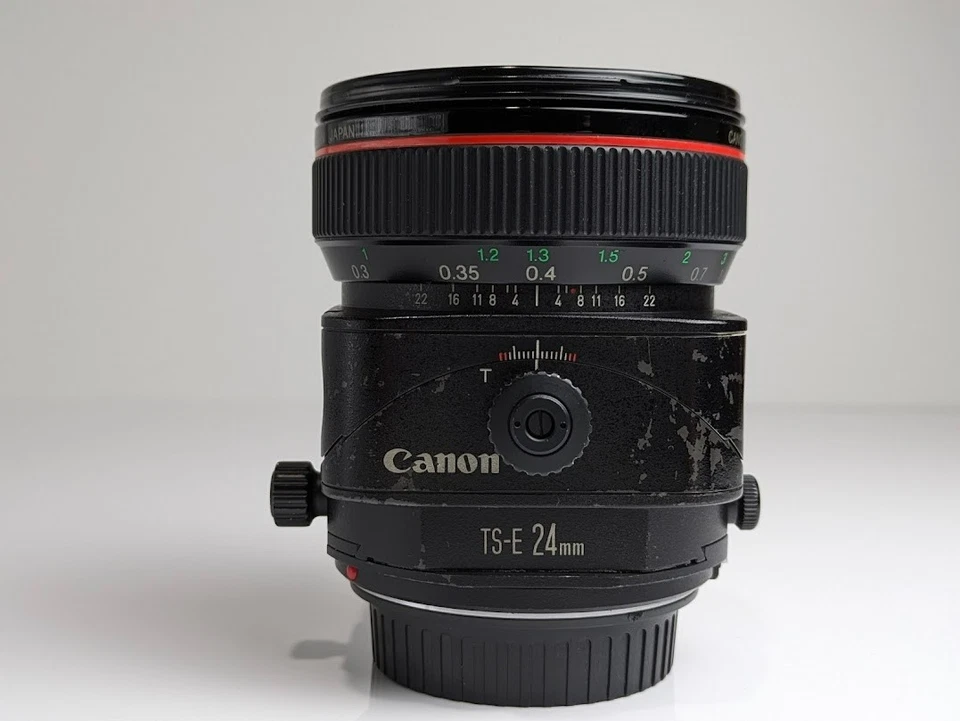 Lente Canon TS-E 24 mm f/3,5 L cambio de inclinación MF [Excelente] Envío rápido desde Japón Foto 3 de 4