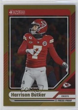2024 Panini Donruss Gold Press Proof 1/50 Harrison Butker #239 s5j