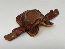 4" Mini Western Horse Saddle Leather Toy Size Good Craftsmanship Custom