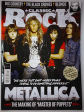 Classic Rock magazine April 2026 Metallica: The Making of Master of Puppets