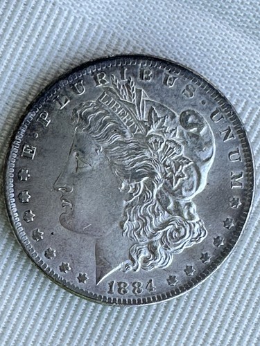 1884 O Morgan Silver Dollar