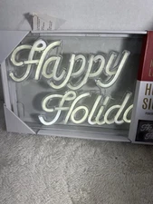 Happy Holidays Neon Sign