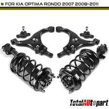 8x Complete Strut & Coil Spring Control Arm Kit for Kia Optima 07-10 Rondo Front