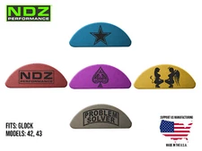 for Glock 43 42 Grip Frame Plug Insert 9mm .380 Aluminum Black Engraved Popular