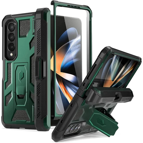 For Galaxy Z Fold 7/6/5/4 Case Poetic with Kickstand Built-in Screen Cover - Picture 93 of 93