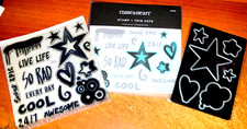 CTMH Z4449 THIN CUTS  D2091 FRESH PAINT  Super EPIC, AWESOME, SO RAD, 24/7