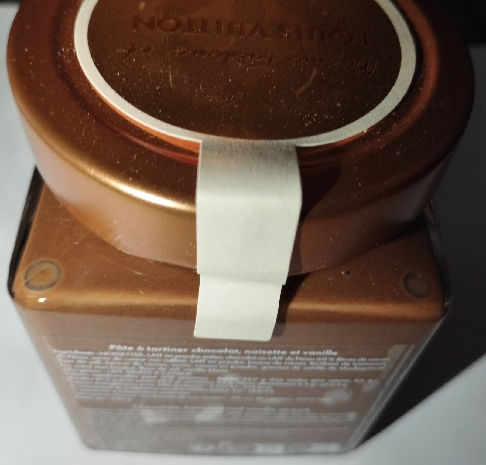 Louis Vuitton Jar Hazelnut Chocolate Vanilla Spread — 11.64 oz. 330g —  Rare!