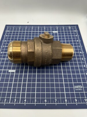 #ad A.Y McDonald 1 1 2” Brass Water Corporation Valve No Lead 300w Water Plumbing $187.95