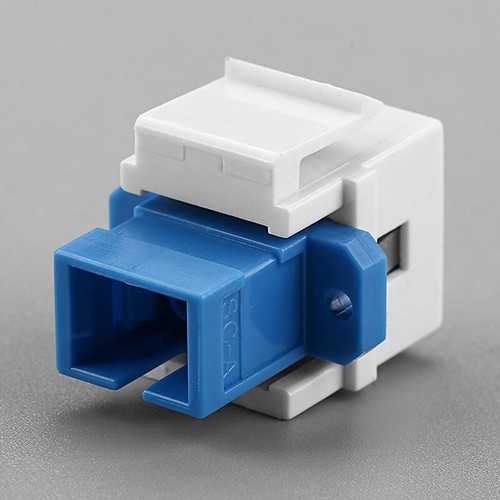 Keystone Jack SC Fiber Optic Module Adapter SC f / F Keystone Module Coupler - Photo 2/6