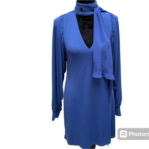 White House Black Market nuovo con etichette LS sciarpa cravatta MJ Chemise abito ultra marie piccolo - Foto 6 di 7