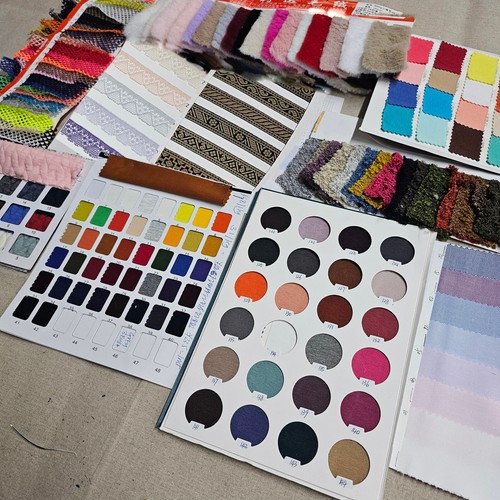 Fabric Swatches for Fashion Design Textile Colour Prediction Book,10 Mix Cards - Picture 8 of 9