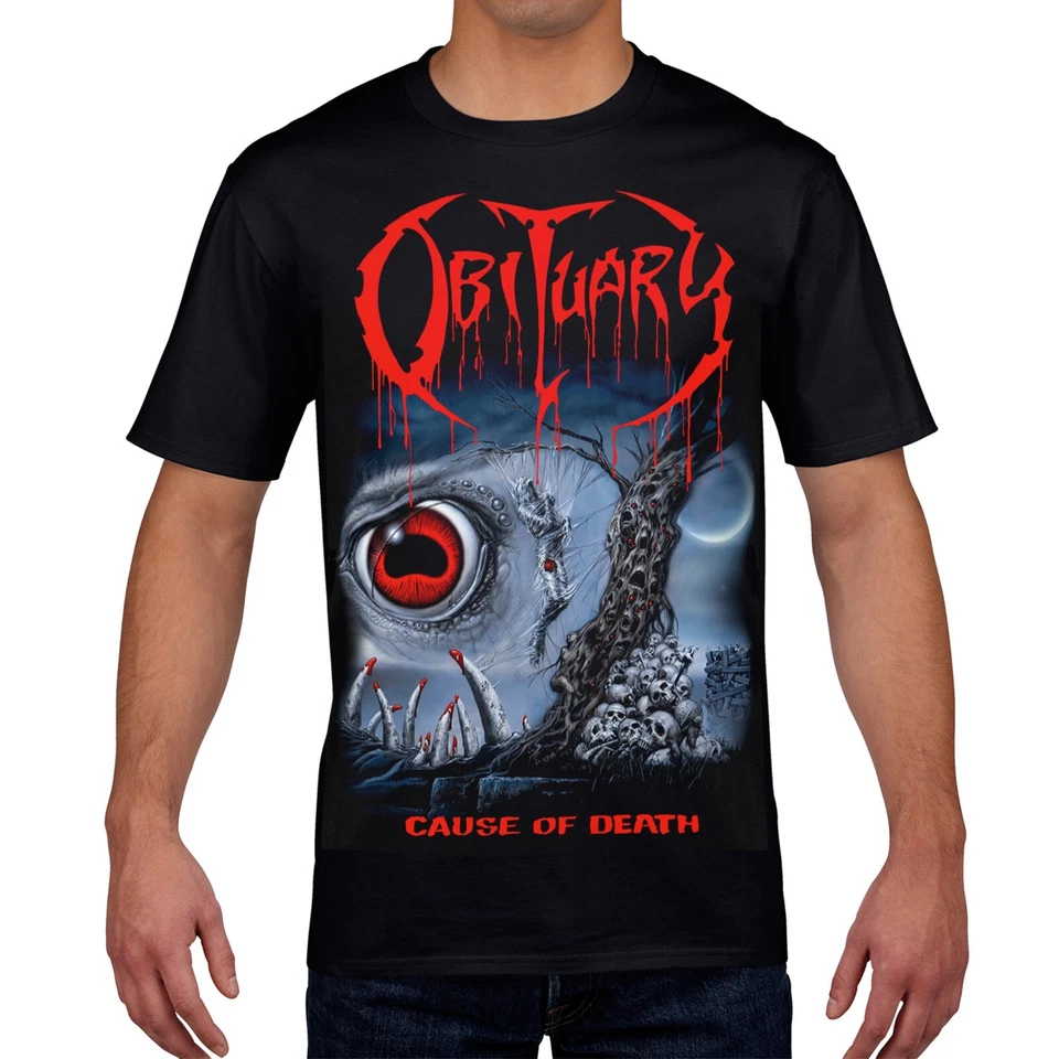 Black T-Shirt Obituary, Cause of Death (1990). Brutal Death Metal. - Image 2 of 4