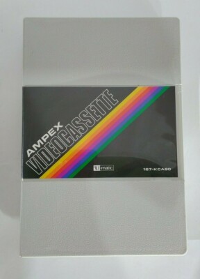 Ampex 167-KCA60 Vintage 1/2'' Video Tape Videocassette
