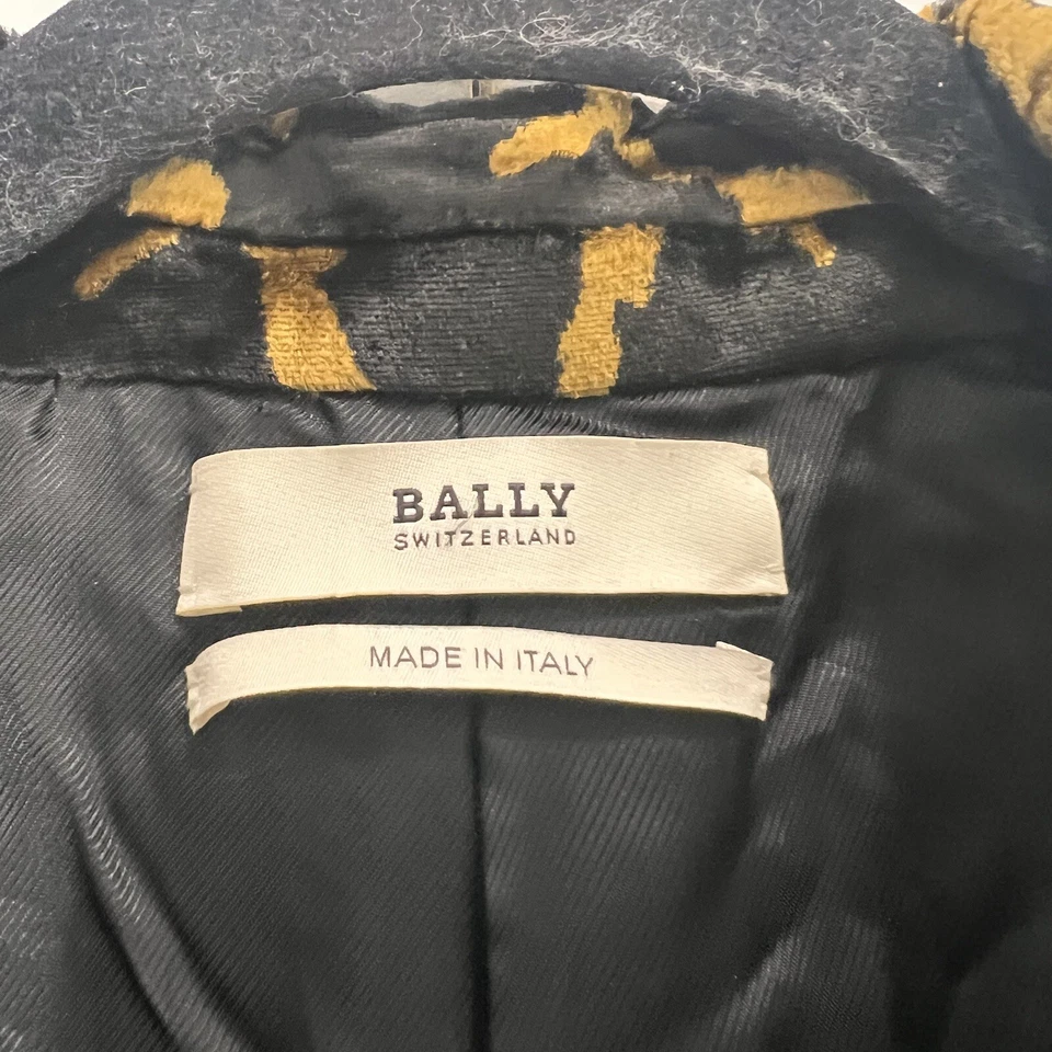 Bally Blazer 夹克女式 6 天鹅绒 Dapper 正式活动学院风 — 第 3/4 张图片