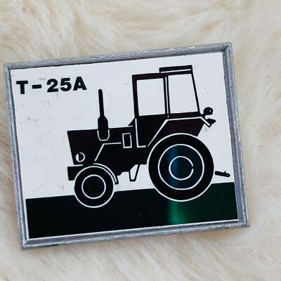 Vtg Traktor T-25A Tractor Russian Lapel Pin
