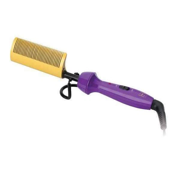 Hot and Hotter Ceramic Electrical Pressing Comb Curved Teeth