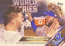 2016 Topps Series Two #387 Kansas City Clutch Royals Big Bats Baseball Card