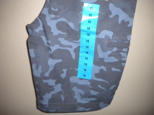 Levi's Youth Boys Size 16 Blue Camouflage Adjustable Waistband Cargo Shorts NWT - Picture 4 of 4